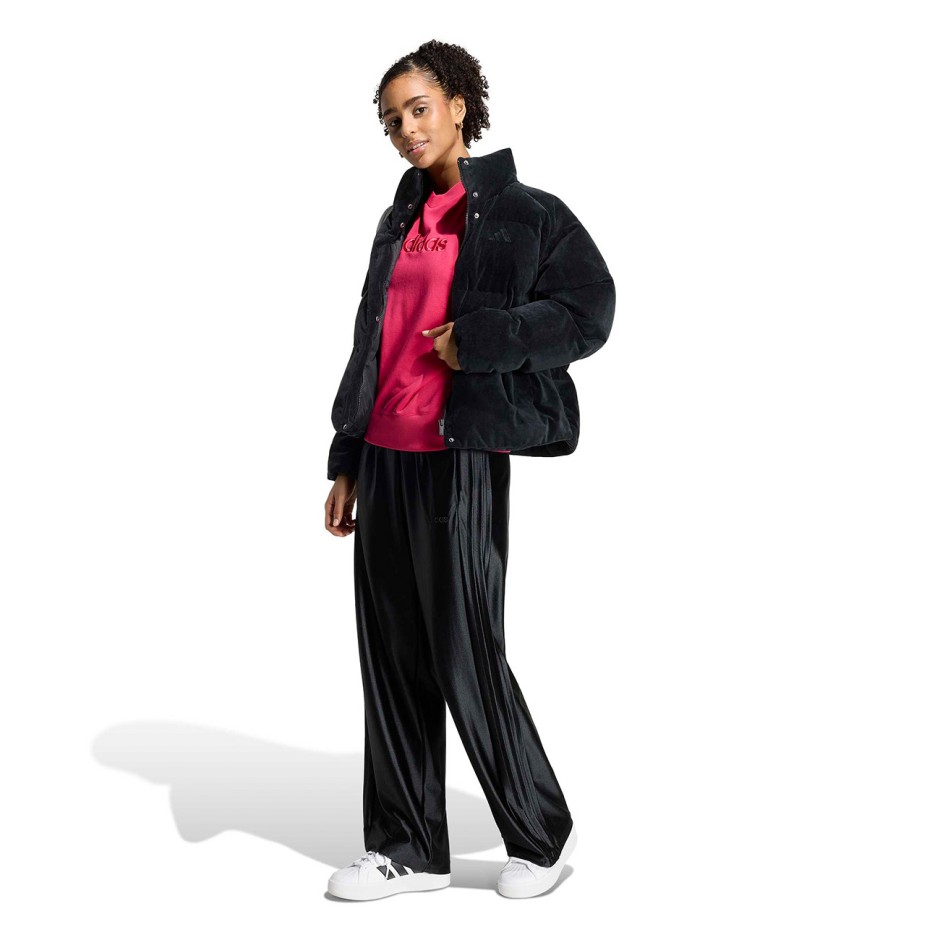 Women's Pants Black - adidas Sportswear Seasonal Essentials Satin