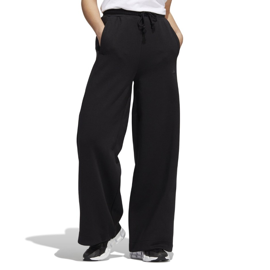adidas Sportswear ALL SZN FLEECE WIDE PANTS Μαύρο 