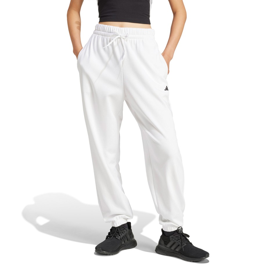 Γυναικεία Φόρμα Λευκή - adidas Sportswear Essentials Small Logo French Terry