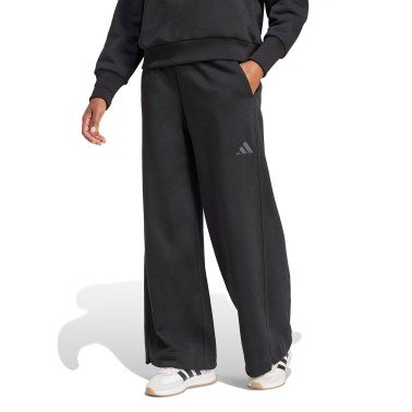 Γυναικεία Φόρμα Μαύρη - adidas Sportswear ALL SZN Fleece Loose Wide-Leg