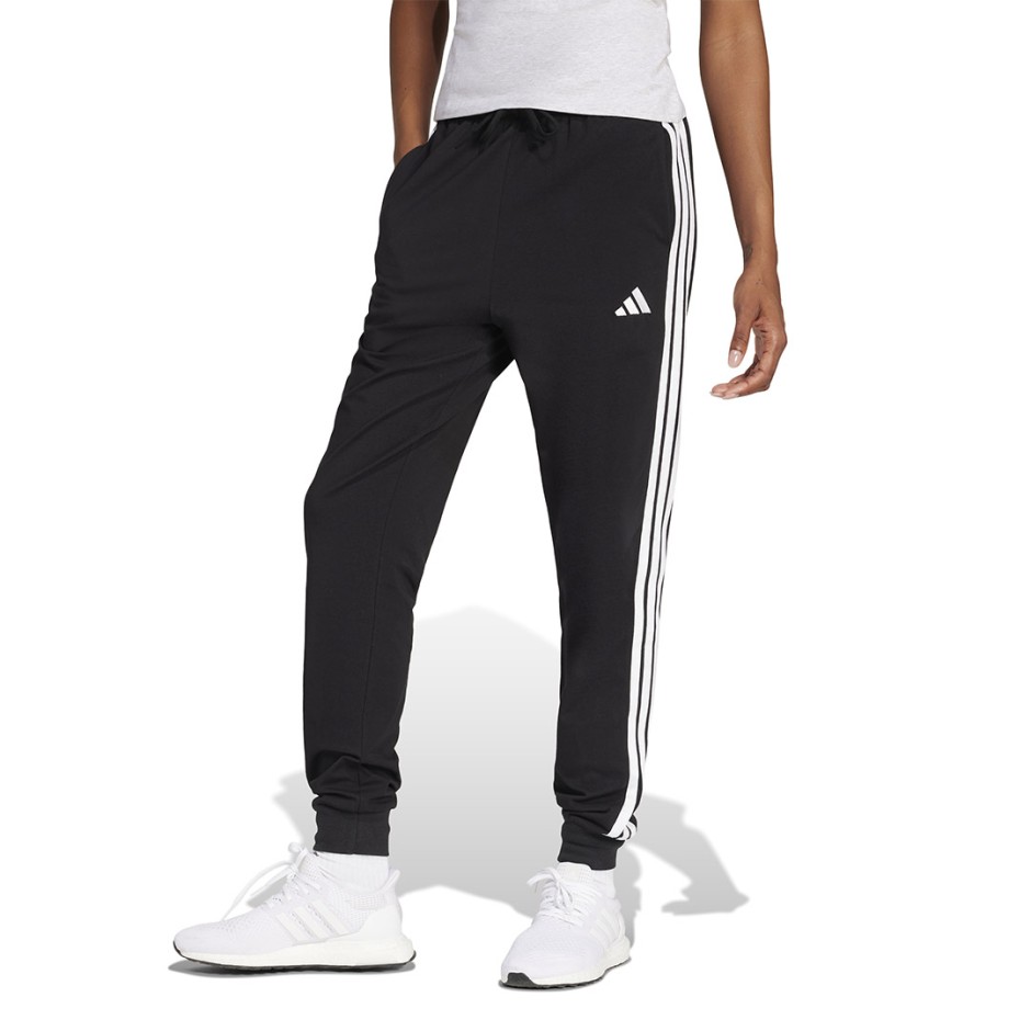 Γυναικεία Φόρμα Μαύρη - adidas Sportswear Essentials 3-Stripes