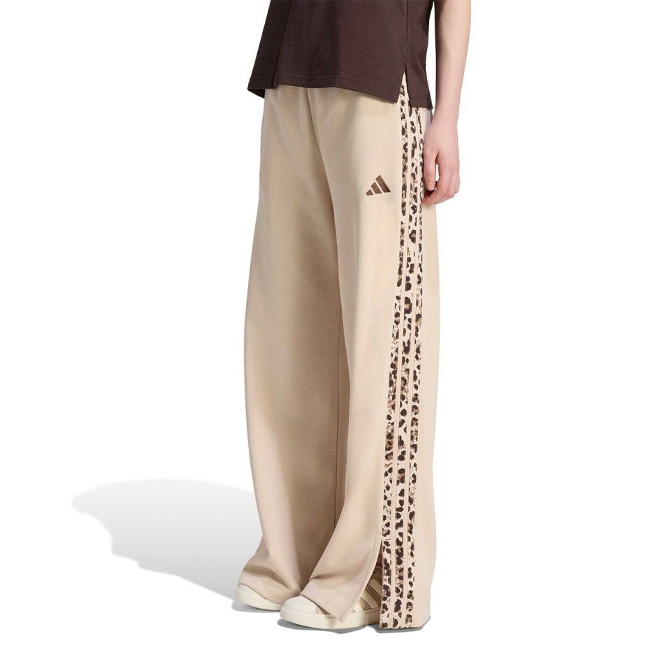 Women's Pants Beige - adidas Sportswear Seasonal Essentials Animal Print 3-Stripes