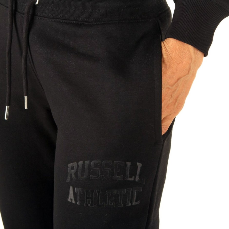 Russell Athletic Μαύρο - Γυναικείο Παντελόνι Φόρμα