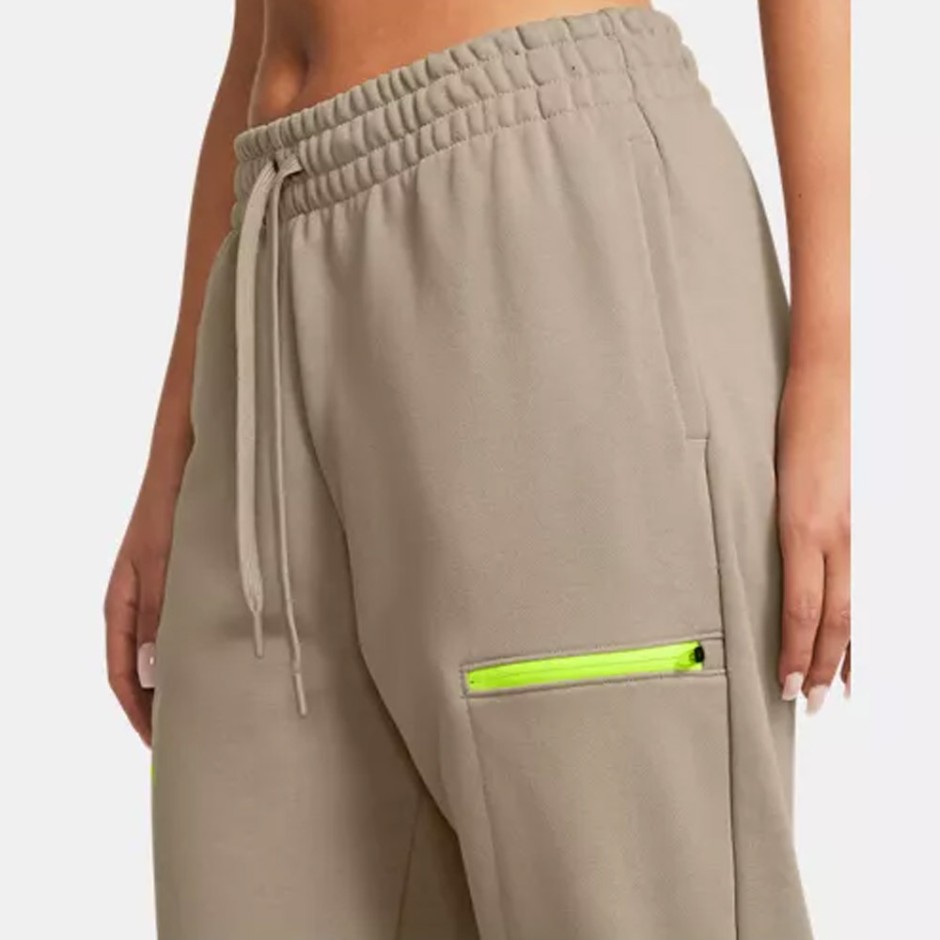 UNDER ARMOUR PJT RCK Q1 HW TERRY PANT 1383305-203 Beige