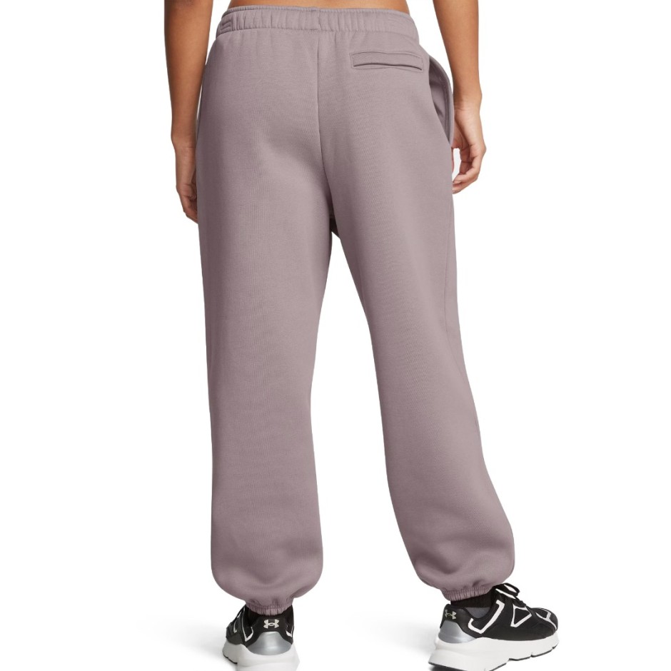 Γυναικεία Φόρμα Γκρι - Under Armour Icon Fleece Oversized Wordmark