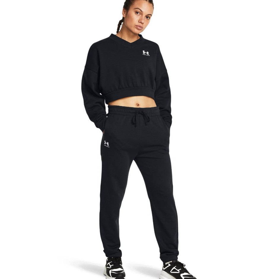 Γυναικεία Φόρμα Μαύρη - Under Armour Rival Terry