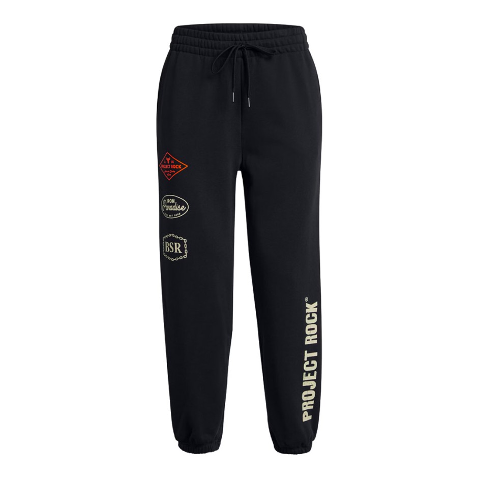 Γυναικεία Φόρμα Προπόνησης Μαύρη - Under Armour Project Rock Heavyweight Tools Of The Trade