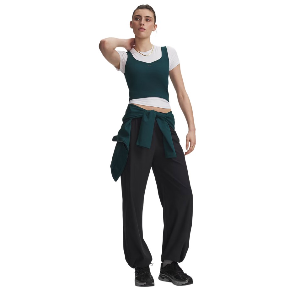 UNDER ARMOUR RIVAL WOVEN CORE PANT 6013564-001 Μαύρο