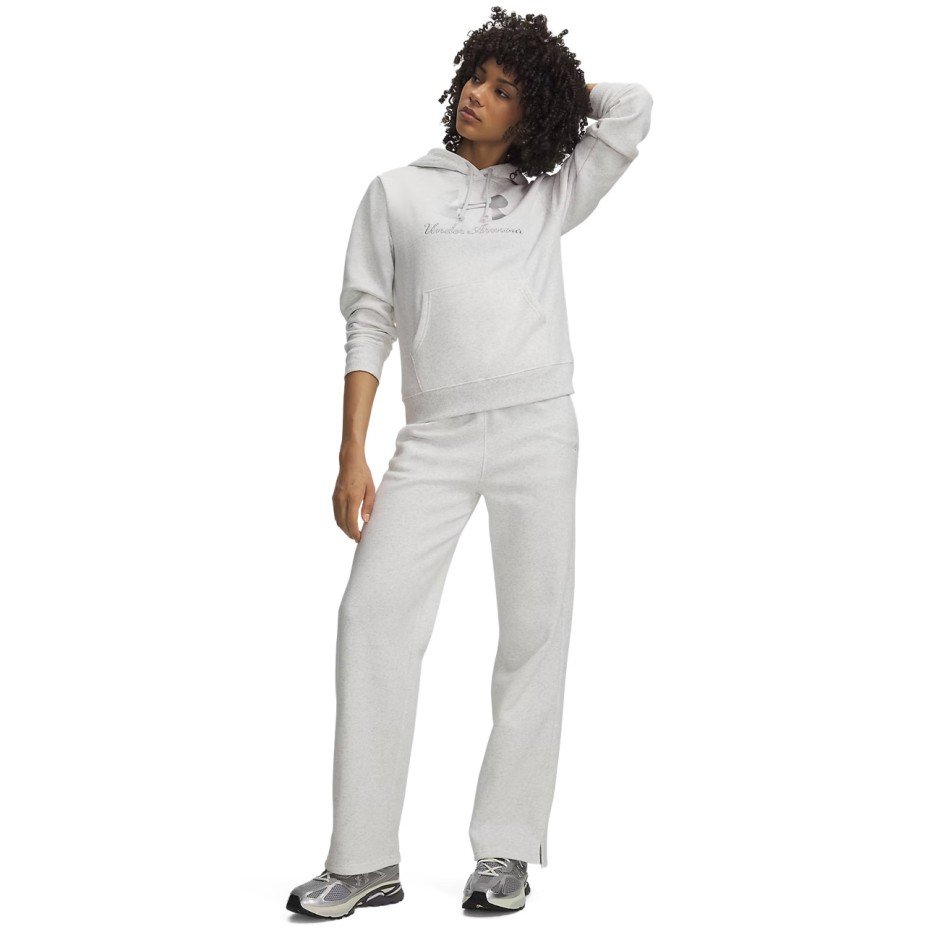 Women's Pants Grey - Under Armour Rival Fleece Straight Leg