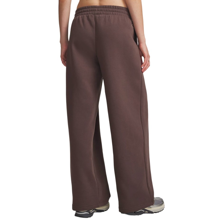 Women's Pants Brown - Under Armour Rival Fleece Pleated Varsity