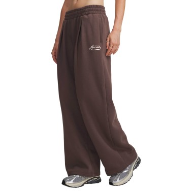 Women's Pants Brown - Under Armour Rival Fleece Pleated Varsity
