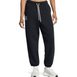 Γυναικεία Φόρμα Μαύρη - Under Armour Icon Heavyweight Terry Oversized Εικόνα 