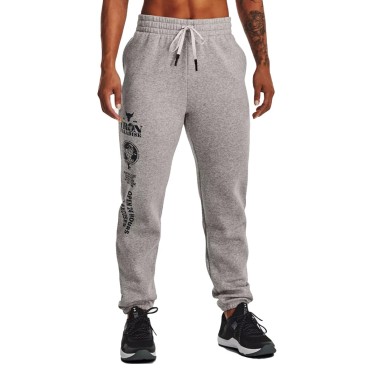 Γυναικείο Παντελόνι Φόρμα Προπόνησης UNDER ARMOUR PROJECT ROCK HM GYM FLC PANT Γκρί 1373601-294 