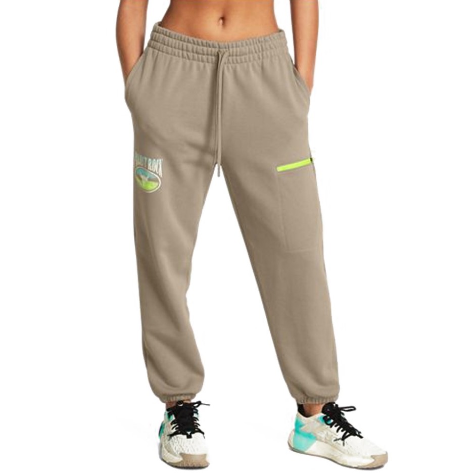 UNDER ARMOUR PJT RCK Q1 HW TERRY PANT 1383305-203 Beige