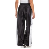 NIKE SPORTSWEAR ICON CLASH WOMEN'S POPPER PANTS CI9972-010 Μαύρο