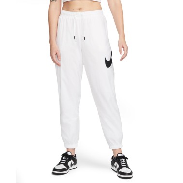 NIKE W NSW ESSNTL WVN MR PANT HBR Λευκό