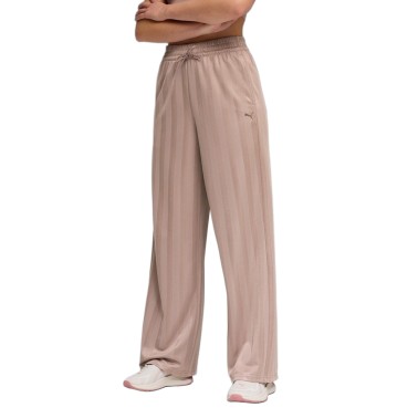 Γυναικεία Φόρμα Προπόνησης Μπεζ - PUMA League Wide Leg
