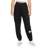 NIKE SPORTSWEAR SWOOSH WOMEN'S HIGH-RISE JOGGERS DM6205-010 Black Image 