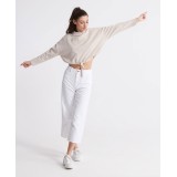 SUPERDRY WIDE LEG CROP W7010080A-M6N White Image 2