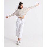 SUPERDRY WIDE LEG CROP W7010080A-M6N White