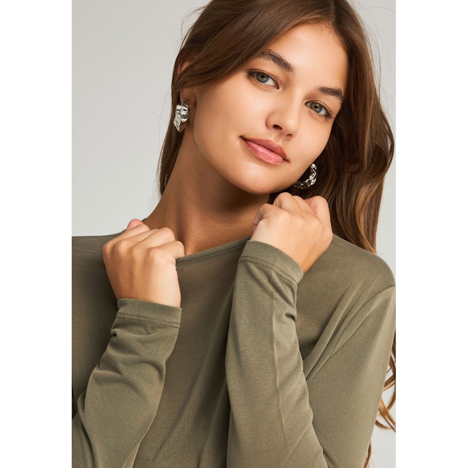 FUNKY BUDDHA FBL012-102-07-DUSTY OLIVE ΛΑΔΙ