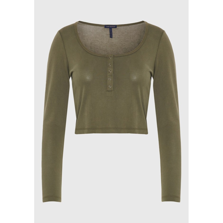 FUNKY BUDDHA FBL012-104-07-DUSTY OLIVE ΛΑΔΙ