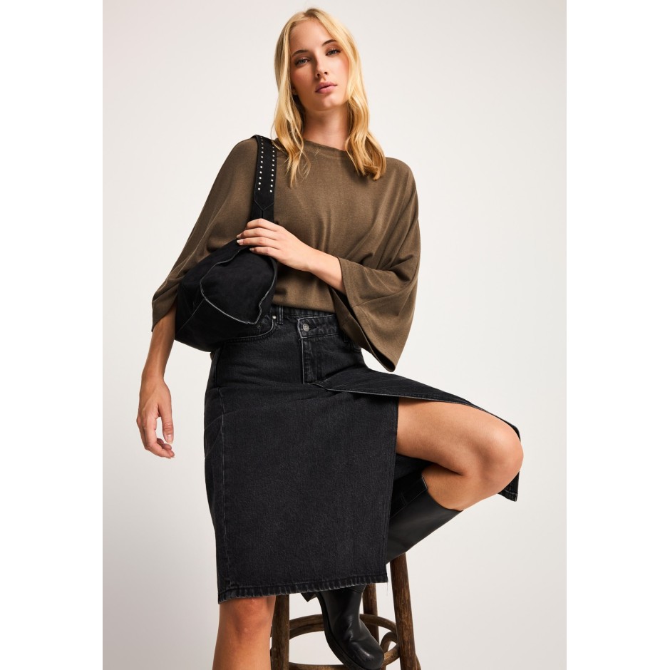FUNKY BUDDHA  FBL014-104-17-WOOD Καφέ
