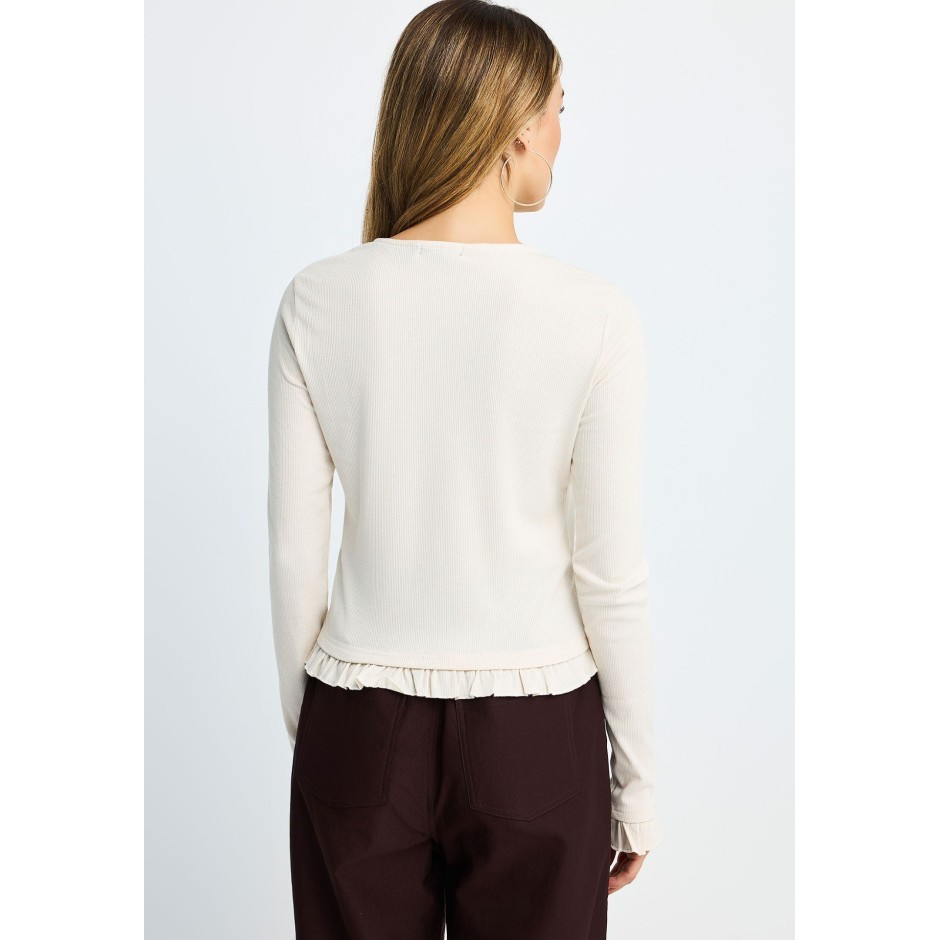FUNKY BUDDHA  FBL014-109-07-OFF WHITE Λευκό