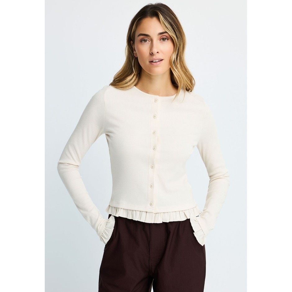 FUNKY BUDDHA  FBL014-109-07-OFF WHITE Λευκό
