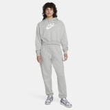 Nike Sportswear Club Fleece Γκρι - Γυναικεία Μπλούζα Φούτερ Με Κουκούλα Εικόνα 2
