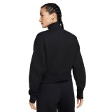 NIKE W NSW PHNX FLC QZ CROP DQ5767-010 Black Image 0