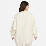 Nike Sportswear Εκρού - Γυναικεία Μακρυμάνικη Μπλούζα Με Λαιμόκοψη Εικόνα 0