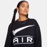 NIKE W NSW AIR OOS FLC CREW FN1897-010 Black Image 1