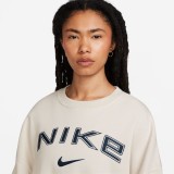 NIKE W NSW PHNX FLC OOS LOGO CREW FV7674-104 Ecru Image 1