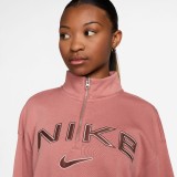 NIKE W NSW PHNX FLC OOS LOGO QZ TOP FV7679-634 Pink Image 1