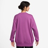 NIKE W NSW PHNX FLC OS CREW DQ5733-518 Fuchsia Image 0