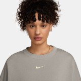 NIKE W NSW PHNX FLC OOS CREW DQ5761-009 Grey Image 1