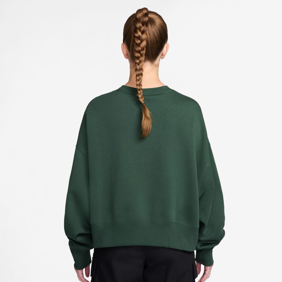 Γυναικεία Μακρυμάνικη Μπλούζα Κυπαρισσί - Nike Sportswear Phoenix Fleece