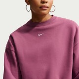 Γυναικεία Μακρυμάνικη Μπλούζα Ροζ - Nike Studio Fleece Medium Weight Εικόνα 1