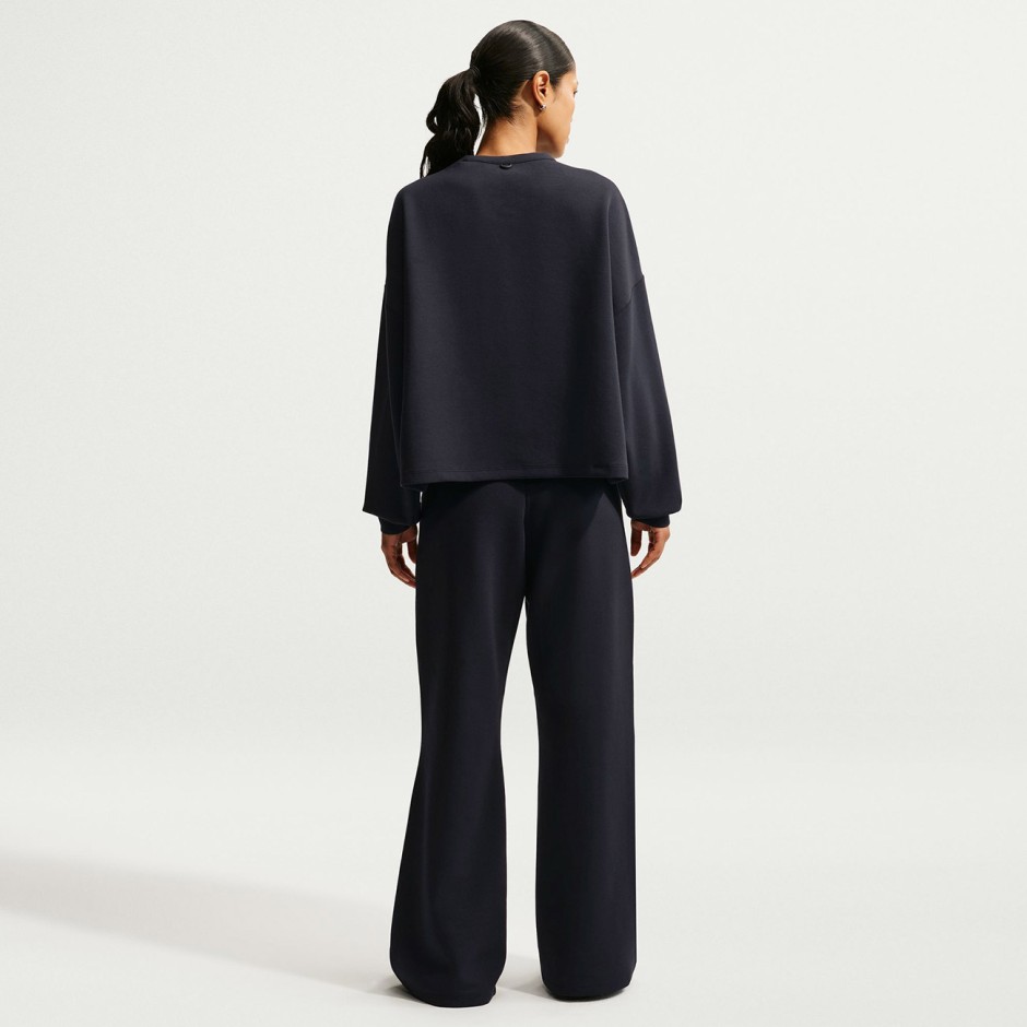 Women's Sweatshirt Black - Nike 24.7 ImpossiblySoft