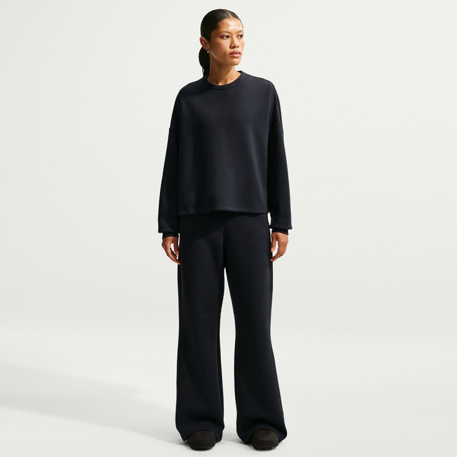 Women's Sweatshirt Black - Nike 24.7 ImpossiblySoft