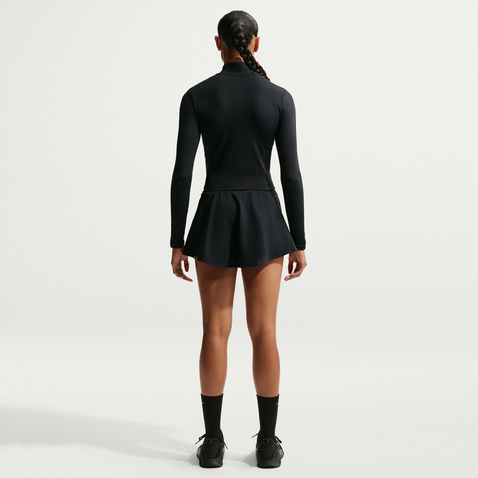 Women's Long-Sleeve Top Black - Nike One Fitted