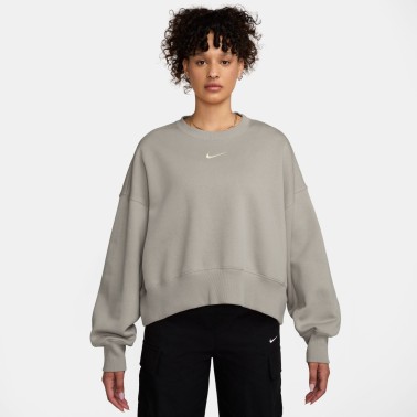 NIKE W NSW PHNX FLC OOS CREW DQ5761-009 Grey