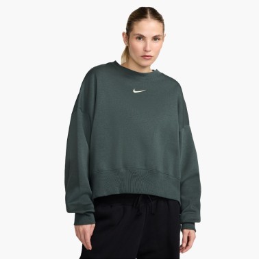 NIKE W NSW PHNX FLC OOS CREW DQ5761-338 Petrol