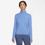 Nike Dri-FIT Pacer Σιέλ - Γυναικεία Μακρυμάνικη Μπλούζα για Τρέξιμο Εικόνα 