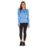 adidas Performance RISE UP N RUN TEE W EI6298 Royal Blue Image 2