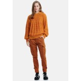 FUNKY BUDDHA FBL001.006735-BURNT ORANGE Orange Image 3