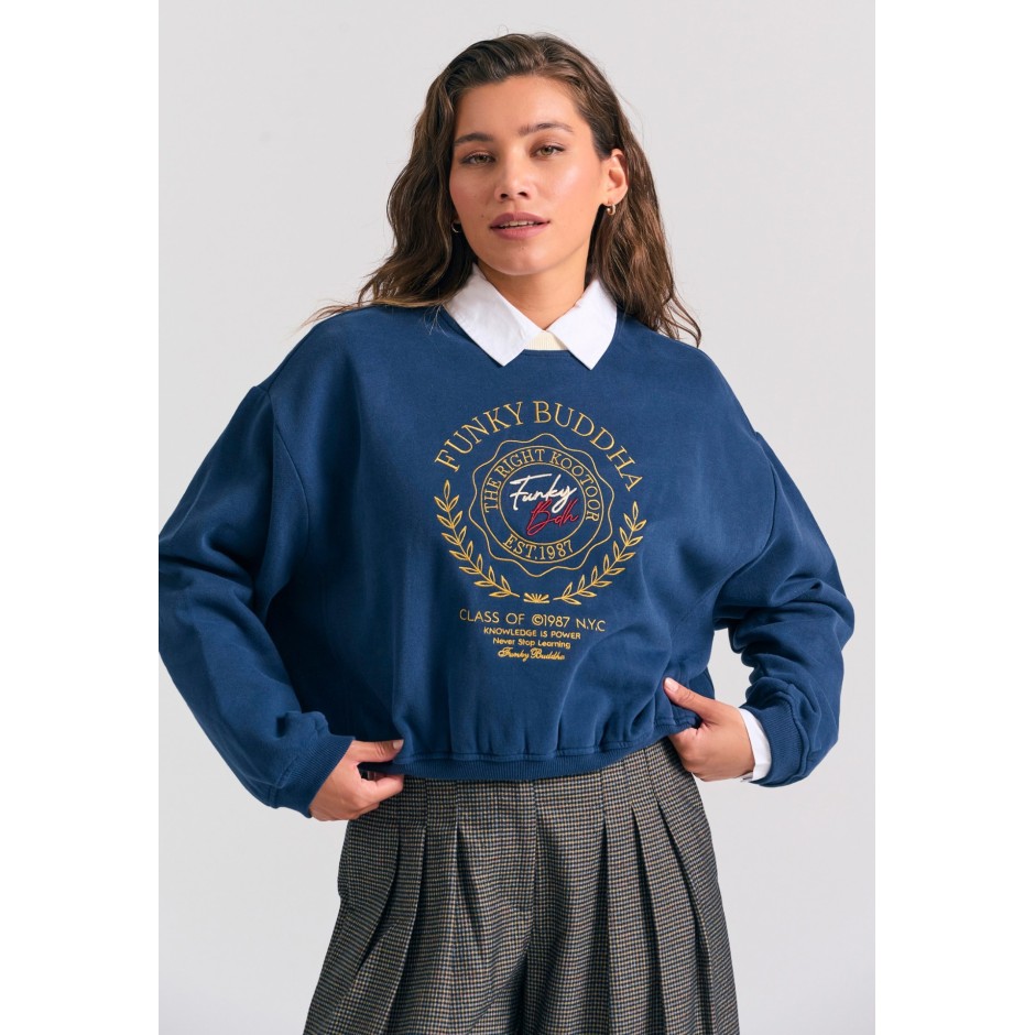 FUNKY BUDDHA FBL012-106-06-NAVY Μπλέ