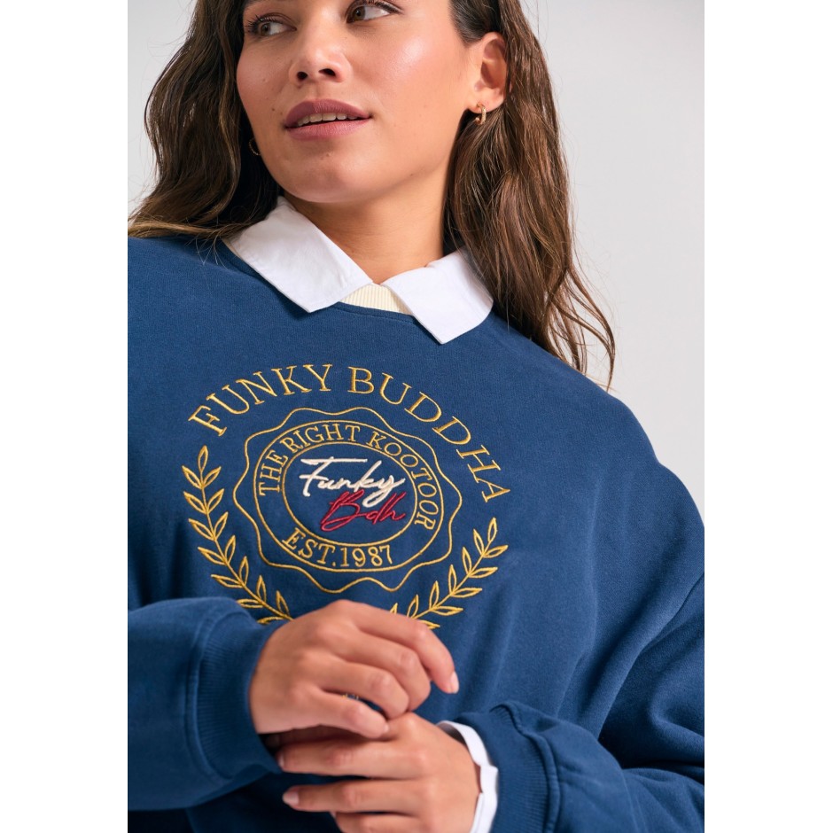 FUNKY BUDDHA FBL012-106-06-NAVY Μπλέ