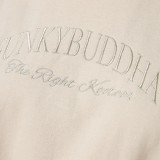Women's Sweatshirt Beige - Funky Buddha  Image 0